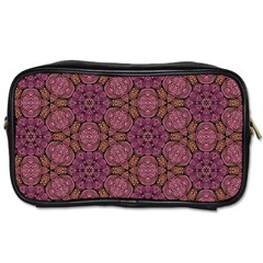 Fuchsia Abstract Shell Pattern Toiletries Bags by TanyaDraws