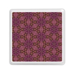 Fuchsia Abstract Shell Pattern Memory Card Reader (square)  by TanyaDraws