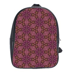 Fuchsia Abstract Shell Pattern School Bags (xl)  by TanyaDraws