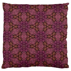 Fuchsia Abstract Shell Pattern Standard Flano Cushion Case (one Side)