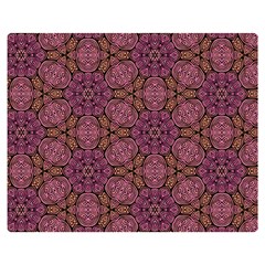 Fuchsia Abstract Shell Pattern Double Sided Flano Blanket (medium) 