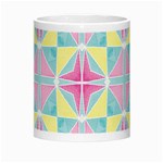 Pastel Block Tiles Pattern Morph Mugs Center