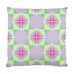 Pastel Block Tiles Pattern Standard Cushion Case (two Sides) by TanyaDraws