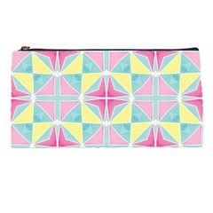 Pastel Block Tiles Pattern Pencil Cases