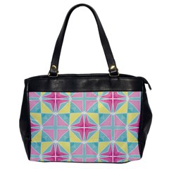 Pastel Block Tiles Pattern Office Handbags by TanyaDraws