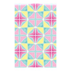 Pastel Block Tiles Pattern Shower Curtain 48  X 72  (small) 