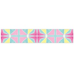 Pastel Block Tiles Pattern Flano Scarf (large)