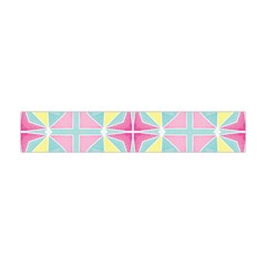 Pastel Block Tiles Pattern Flano Scarf (mini)