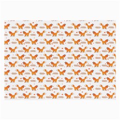 Fox And Laurel Pattern Large Glasses Cloth by TanyaDraws