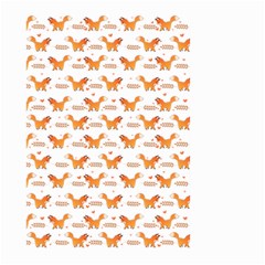 Fox And Laurel Pattern Large Garden Flag (two Sides)