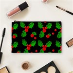 Christmas berries pattern  Cosmetic Bag (Medium)  Front