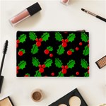 Christmas berries pattern  Cosmetic Bag (Medium)  Back