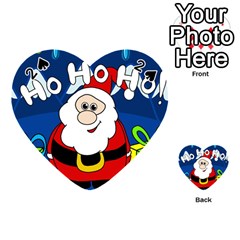 Santa Claus  Playing Cards 54 (heart)  by Valentinaart