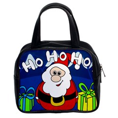 Santa Claus  Classic Handbags (2 Sides) by Valentinaart