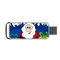 Santa Claus  Portable Usb Flash (two Sides)