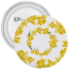 Daffodils Illustration  3  Buttons