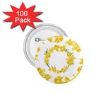 Daffodils Illustration  1.75  Buttons (100 pack)  Front