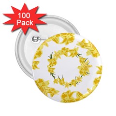 Daffodils Illustration  2 25  Buttons (100 Pack)  by vanessagf