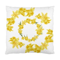 Daffodils Illustration  Standard Cushion Case (two Sides)