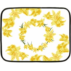 Daffodils Illustration  Fleece Blanket (mini)