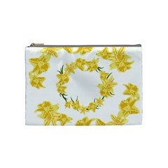 Daffodils Illustration  Cosmetic Bag (medium)  by vanessagf