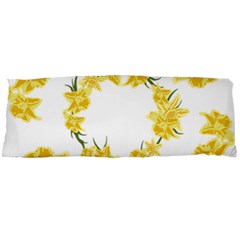 Daffodils Illustration  Body Pillow Case Dakimakura (two Sides) by vanessagf