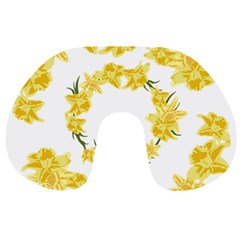 Daffodils Illustration  Travel Neck Pillows