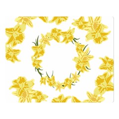 Daffodils Illustration  Double Sided Flano Blanket (large)  by vanessagf