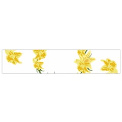 Daffodils Illustration  Flano Scarf (small)