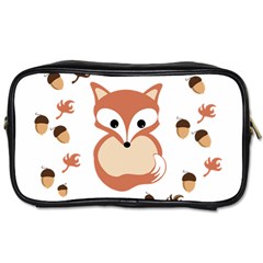 Fox In Autumn Toiletries Bags