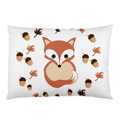 Fox In Autumn Pillow Case (two Sides) by vanessagf