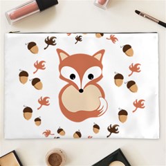 Fox In Autumn Cosmetic Bag (xxl) 