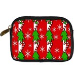 Christmas tree pattern - red Digital Camera Cases Front