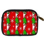 Christmas tree pattern - red Digital Camera Cases Back