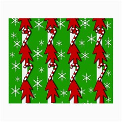 Christmas Pattern - Green Small Glasses Cloth