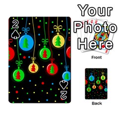 Christmas Balls Playing Cards 54 Designs  by Valentinaart