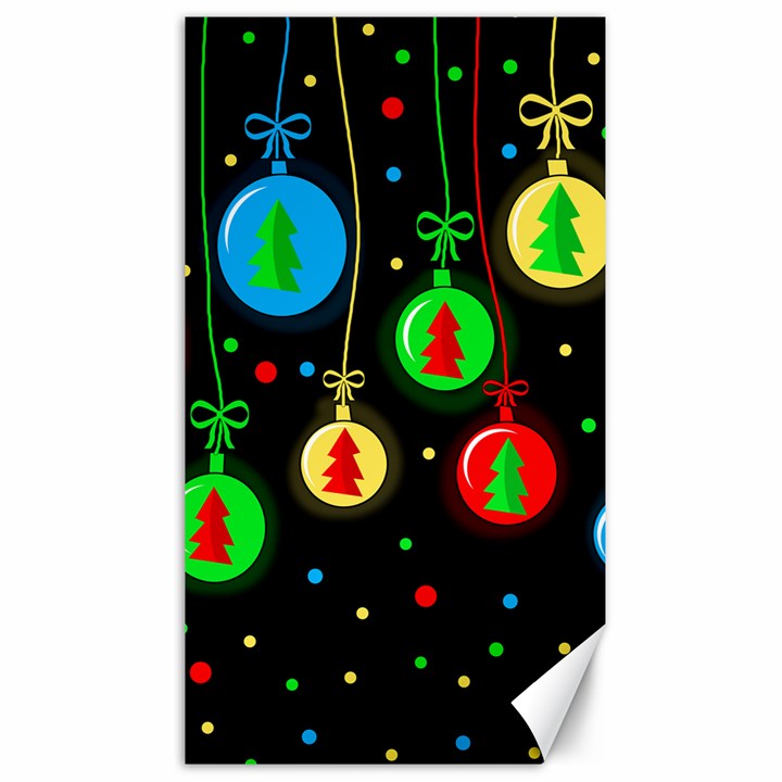 Christmas balls Canvas 40  x 72  