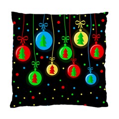 Christmas Balls Standard Cushion Case (two Sides) by Valentinaart