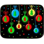 Christmas balls Double Sided Fleece Blanket (Mini)  35 x27  Blanket Front