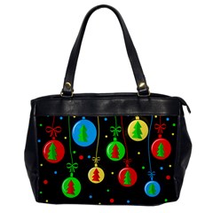 Christmas Balls Office Handbags by Valentinaart