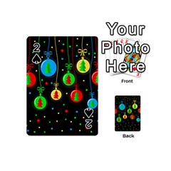 Christmas Balls Playing Cards 54 (mini)  by Valentinaart