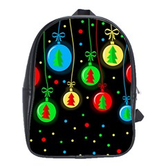 Christmas Balls School Bags (xl)  by Valentinaart