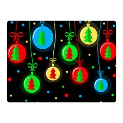 Christmas Balls Double Sided Flano Blanket (mini)  by Valentinaart