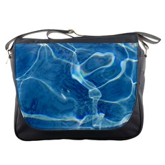 Pool Water Messenger Bag by PhotoThisxyz