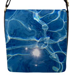 Pool Water Flap Closure Messenger Bag (small) by PhotoThisxyz