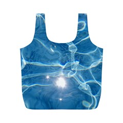 Pool Water Reusable Bag (m) by PhotoThisxyz