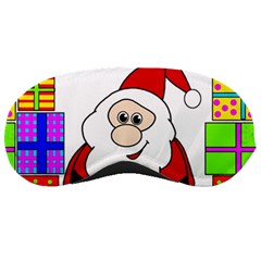 Santa Claus Pattern - Transparent Sleeping Masks by Valentinaart