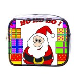 Santa Claus pattern - transparent Mini Toiletries Bags Front