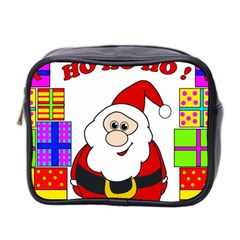 Santa Claus Pattern - Transparent Mini Toiletries Bag 2-side by Valentinaart