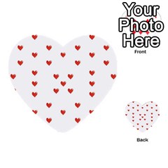 Cute Hearts Motif Pattern Multi-purpose Cards (heart)  by dflcprints